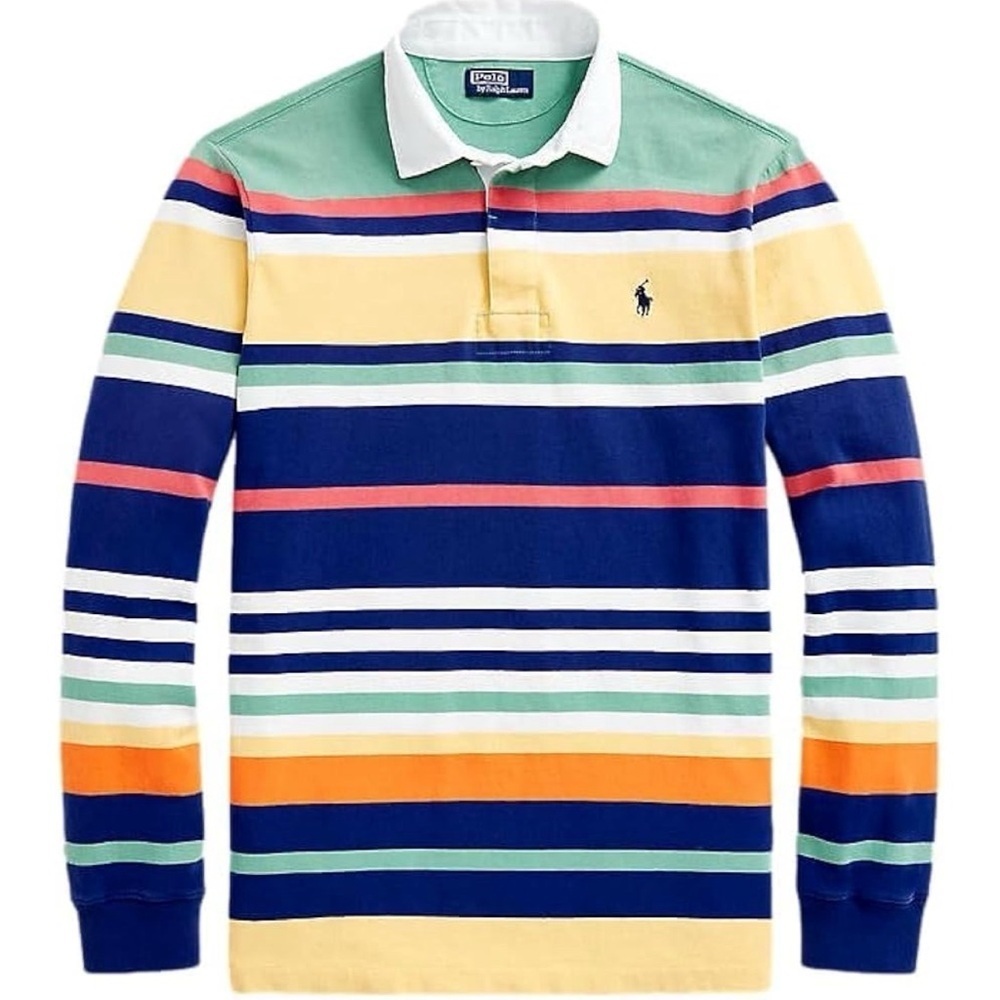 Polo Ralph Lauren Long-Sleeve Striped Rugby Top XL